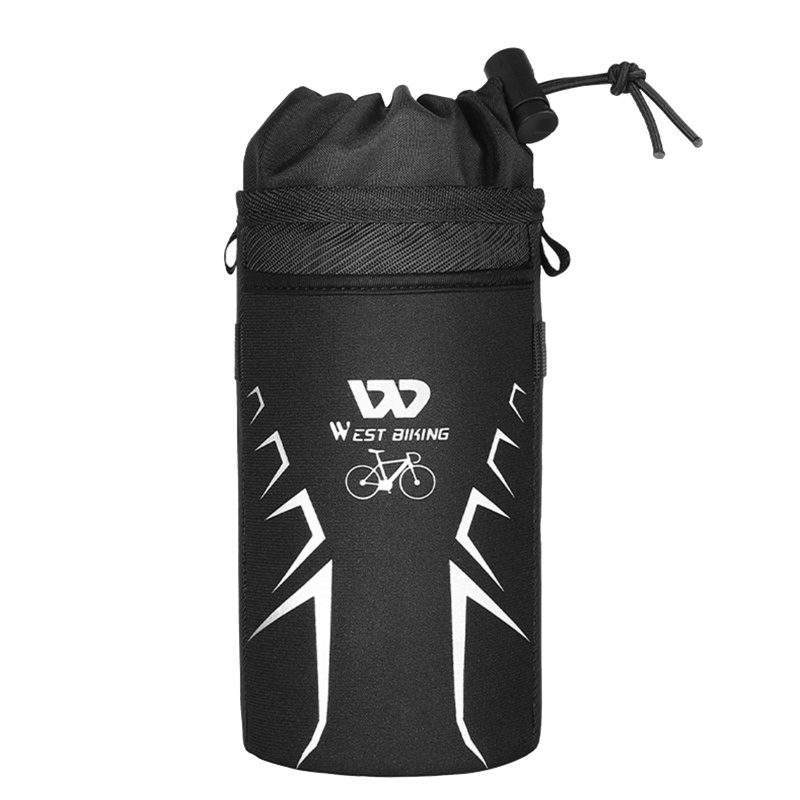 QQ Túi Đựng Bình Nước Làm Mát Gắn Tay Lái Xe Đạp Chống Thấm Nước