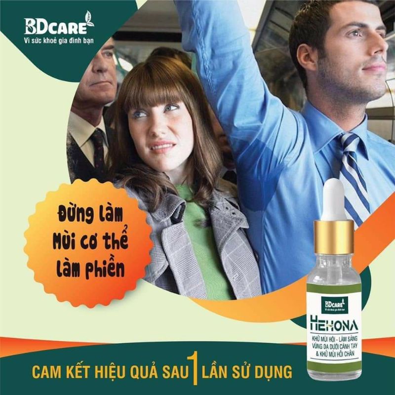 SERUM KHỬ MÙI HÔI CHÂN, HÔI NÁCH, RA MỒ HÔI TAY CHÂN HEHONA -- Cam kết giảm mùi sau 1 lần sử dụng