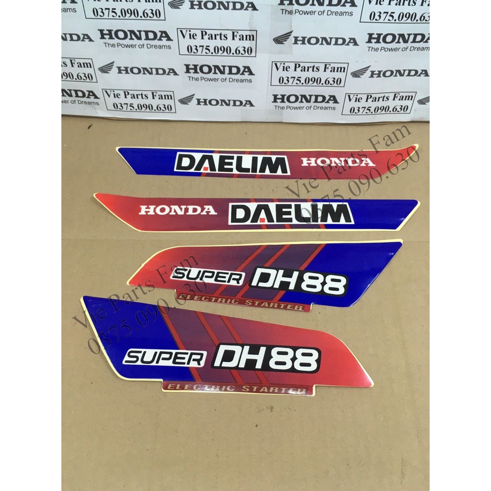 Bộ tem xe máy DH 88