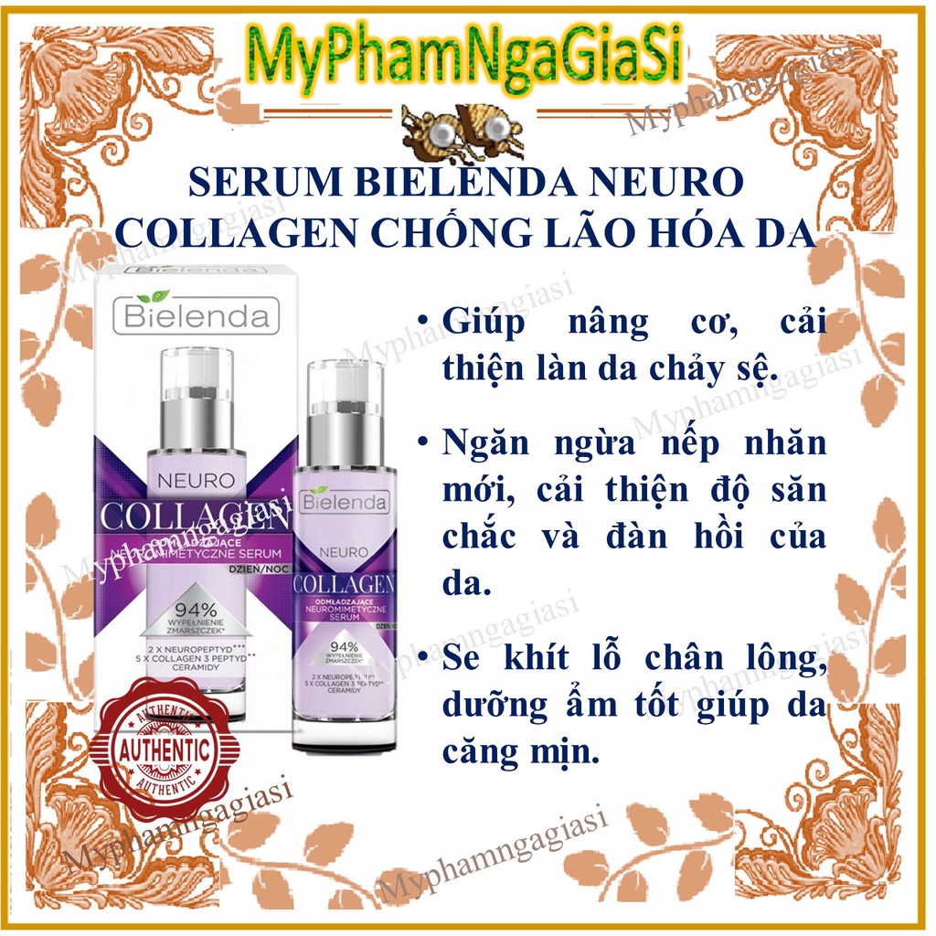 Serum Neuro Collagen Bielenda trẻ hóa làn da nhanh chóng.