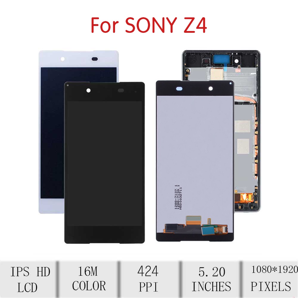 Bộ màn hình cảm ứng LCD thay thế dành cho Sony Xperia Z3 Plus Z4 E6533 E6553