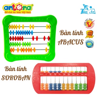 Bàn tính abacus /soroban antona-giúp bé tính nhẩm nhanh, không cần sử dụng máy tính