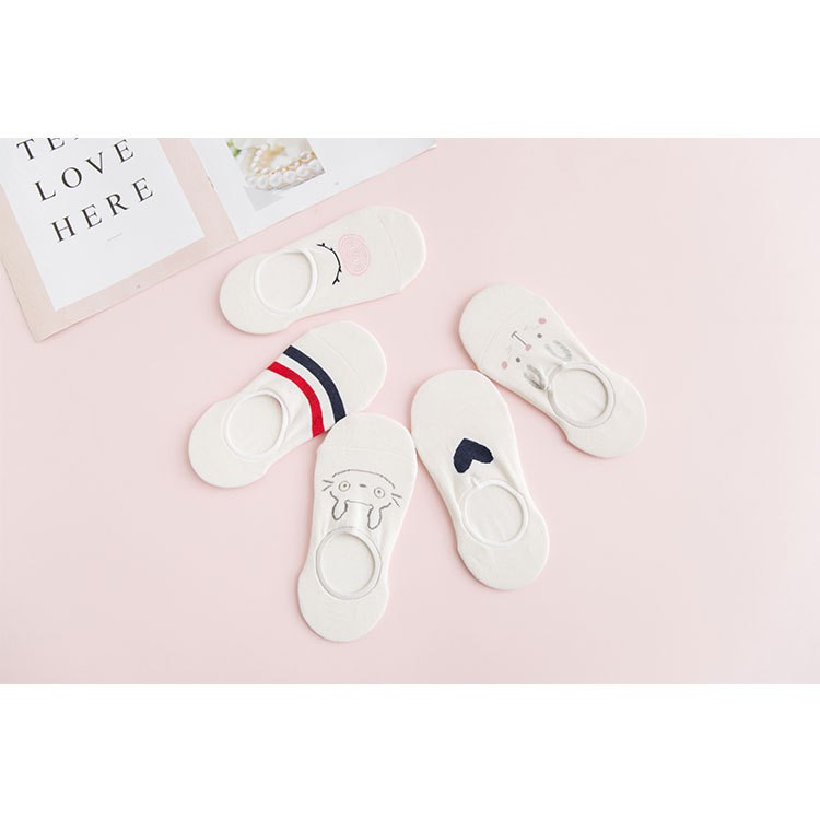 Set 5 đôi tất ngắn cổ dễ thương