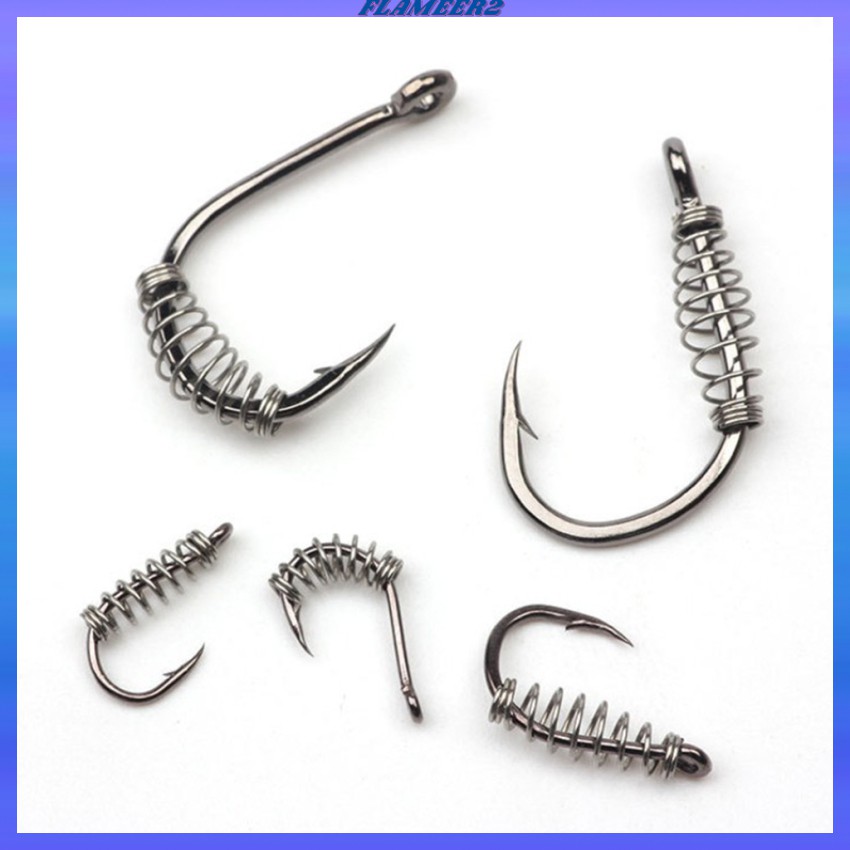 Móc Lò Xo Câu Cá Bằng Thép Không Gỉ 100X2