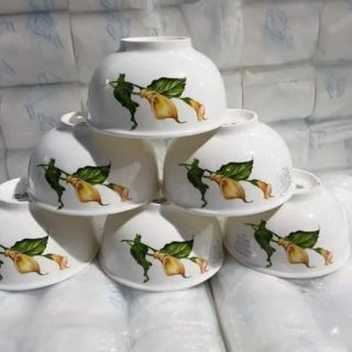 Chén sứ Hình Hoa Loa Kèn Sinh Động (Unilever tặng )
