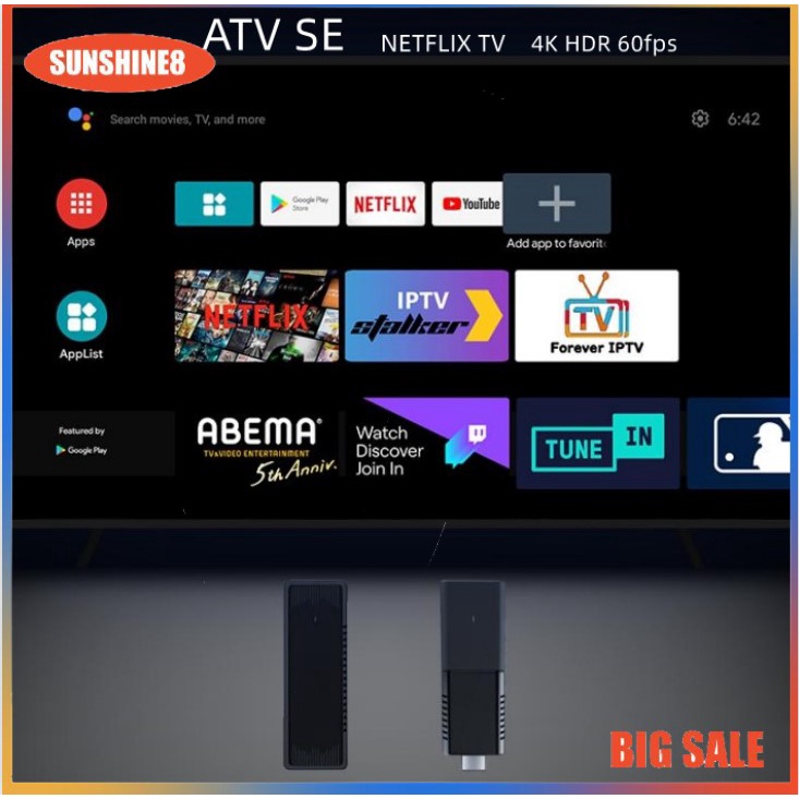 Mua Android TV Box Stick ATV SE TV Stick Netflix TV 2GB + 16GB 4K HDR