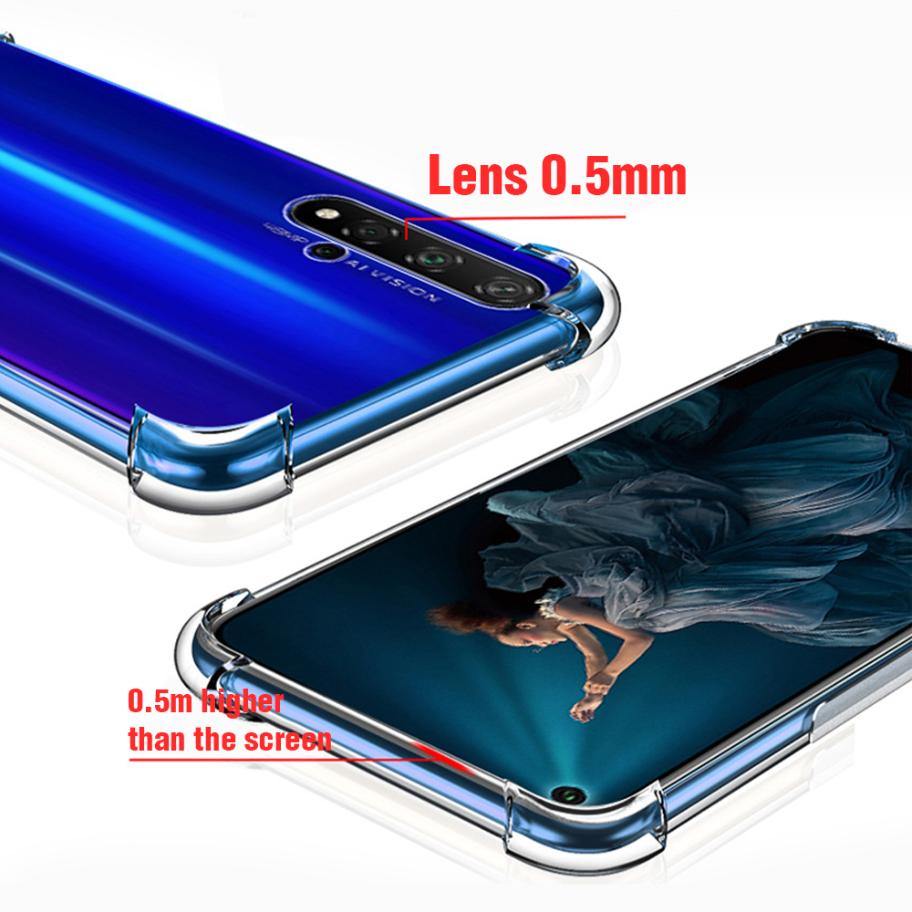 Transparent Soft Silicone Case For oneplus 8 pro 7 7t 6 6t one plus 7pro 7tpro