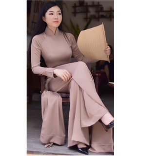 Áo dài lụa kèm quần