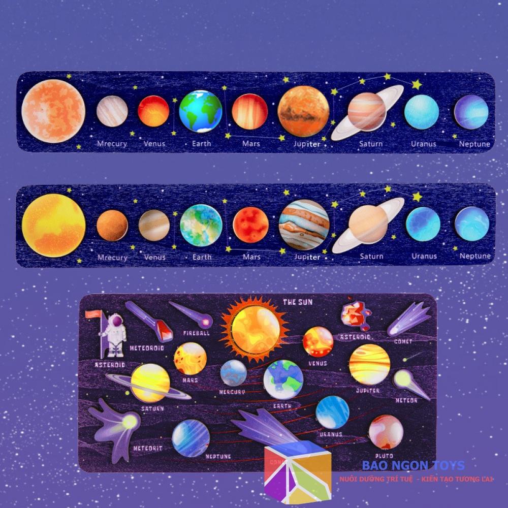 Đồ chơi xếp các hành tinh, hệ mặt trời, giúp bé phát triển trí tưởng tượng và làm quen thiên văn học BAO NGON TOYS DG158