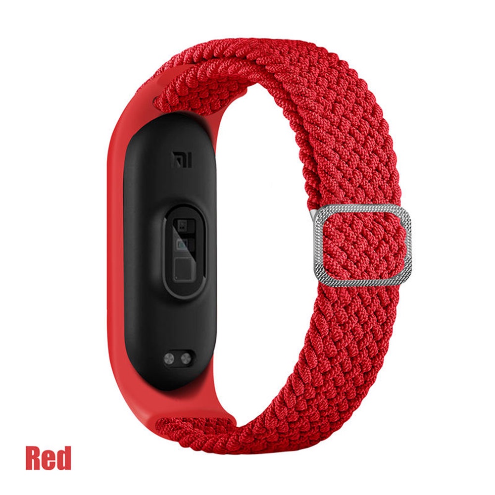 XIAOMI Dây Đeo Thay Thế Bằng Nylon Co Giãn Cho Mi band 4 3 5 6 7 Mi band 6 7