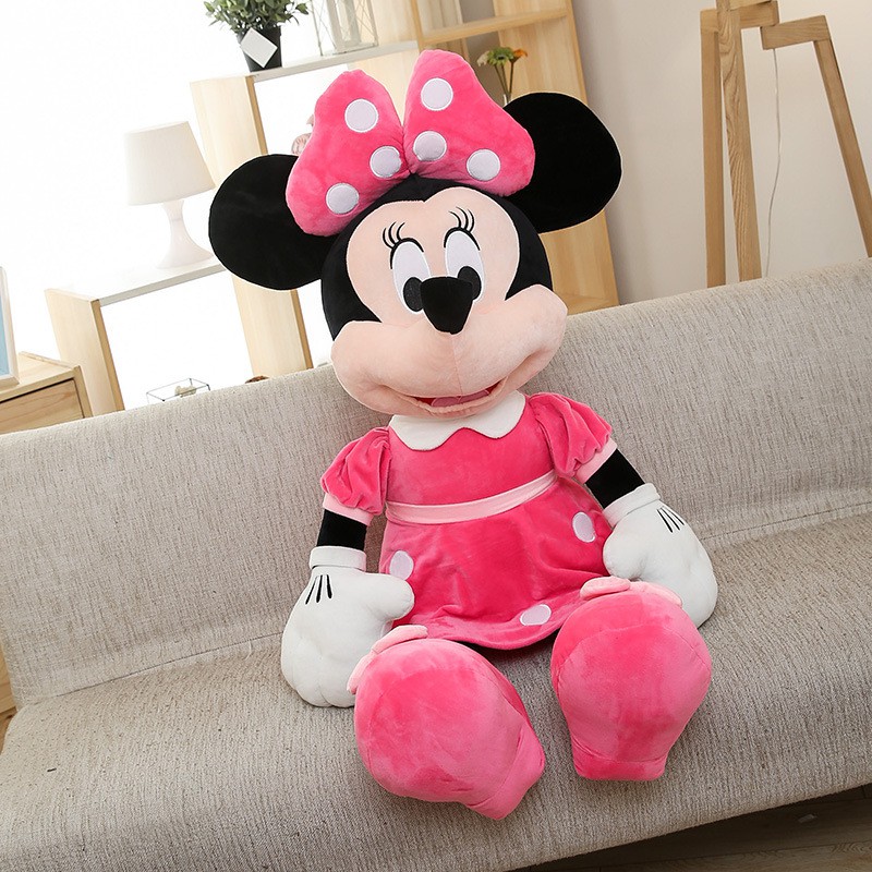 Búp Bê Nhồi Bông Hình Chuột mickey / minnie 40cm 40cm Trang Trí Sinh Nhật / Giáng Sinh