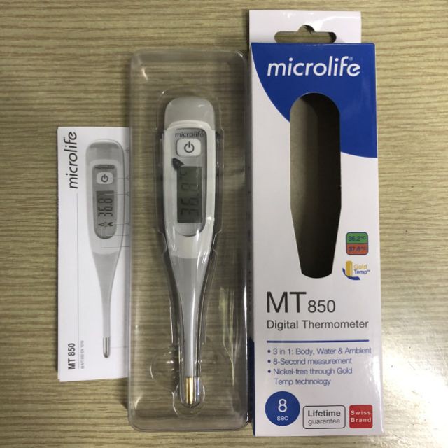 ✅ Nhiệt Kế Điện Tử- Microlife MT850, Kết Quả 8 Giây -VT0143 | Y Tế Vạn Thành