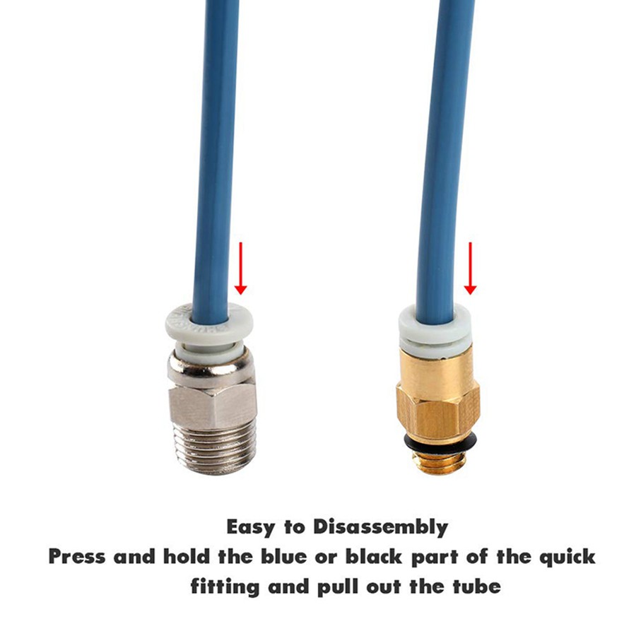 for Tubing XS Series 2M and Tube Cutter for 3D Printer 1.75mm Filament with Pneumatic Fitting