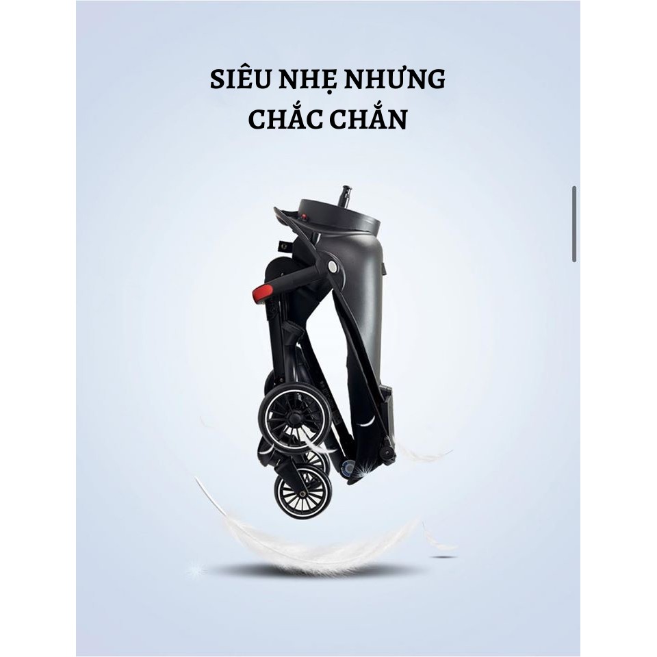 [Mã 267FMCGSALE giảm 8% đơn 500K] Xe đẩy dạo chơi gấp gọn cao cấp Baobaohao V5