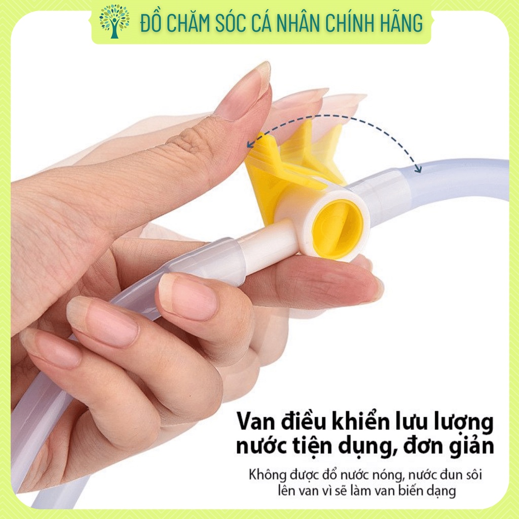 Bộ dụng cụ thụt tháo đại tràng, túi thải độc đại tràng, bộ thải độc cà phê, coffee enema kit silicone 2l TUI1