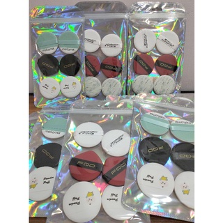 Sét 6 bông phấn trang điểm hình tròn tán phấn nước, kem nền, dặm phấn phủ siêu dễ thương