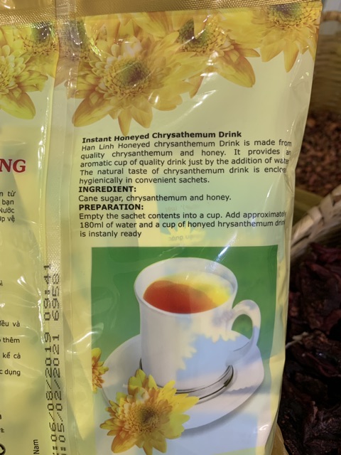 [Mã 156FMCGSALE hoàn 8% đơn 500K] Trà Hoa Cúc Mật Ong Hòa Tan Hán Linh 35 gói | BigBuy360 - bigbuy360.vn