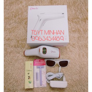 Máy triệt lông vĩnh viễn Qmele Viền Vàng Hồng cao cấp 500k xung mới nhất