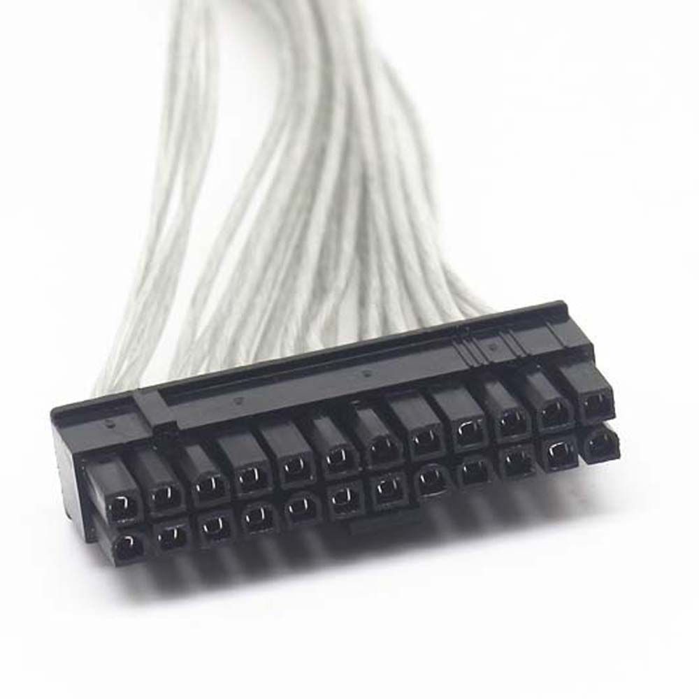 Dây cáp nguồn mở rộng BERNARDO 30cm PSU nối dài cho máy tính đầu cắm sang ổ cắm 24 Pin 20+4Pin