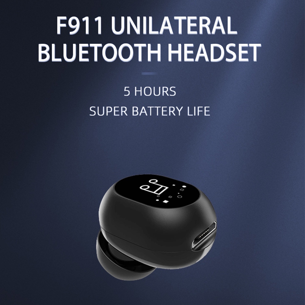 F911 Tai Nghe Một Tai Bluetooth Loại Cảm Ứng Một Tai Bán 5.0 Mini S8 In-Ear Âm Thanh Nổi Chân Thực