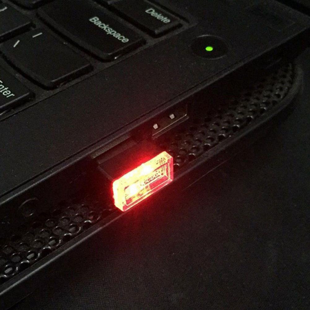 Đèn chiếu sáng khí quyển USB trên ô tô,  đèn cổng USB