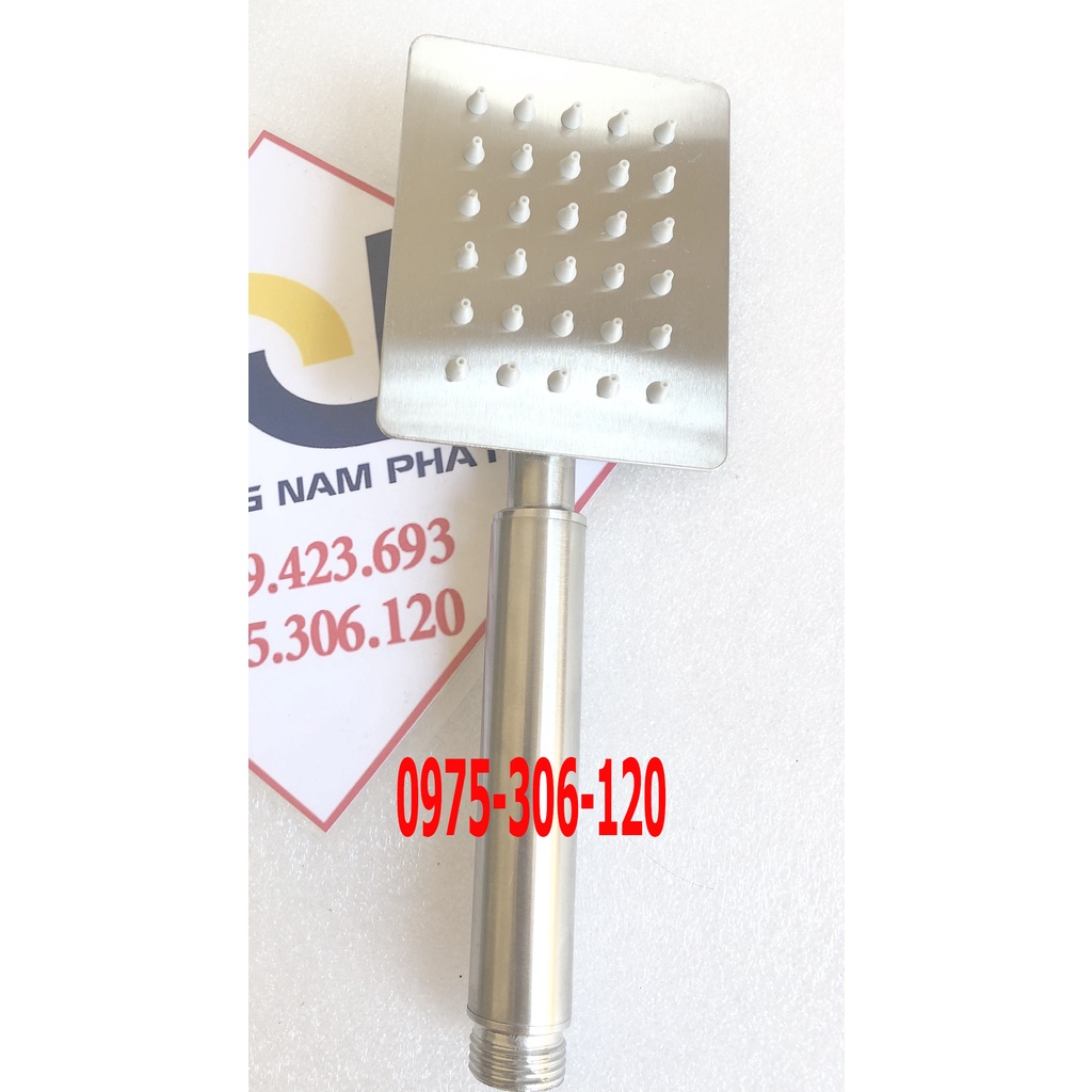 Tay Sen Tắm 100% INOX 304 TS01 không dây không cài, inox 304 chuẩn chống han gỉ, TS vuông inox không dây