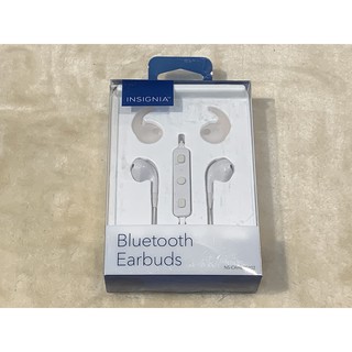 Tai nghe bluetooth Insignia Bluetooth Wireless Earbud Headphones White NS-CAHBTEP02