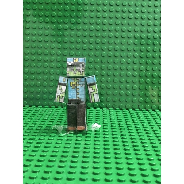 Xếp hình zombie pigman paper craft minecraft