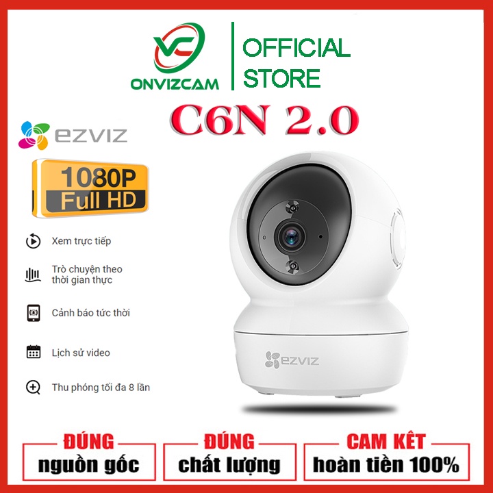 Camera Wifi dòng P/T EZVIZ_C6N 1080P - Hàng chính hãng/ THẺ nhớ ONVIZ PRO 32/64G