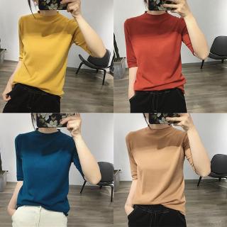 Áo len cổ lọ tay lỡ thời trang dành cho nữ