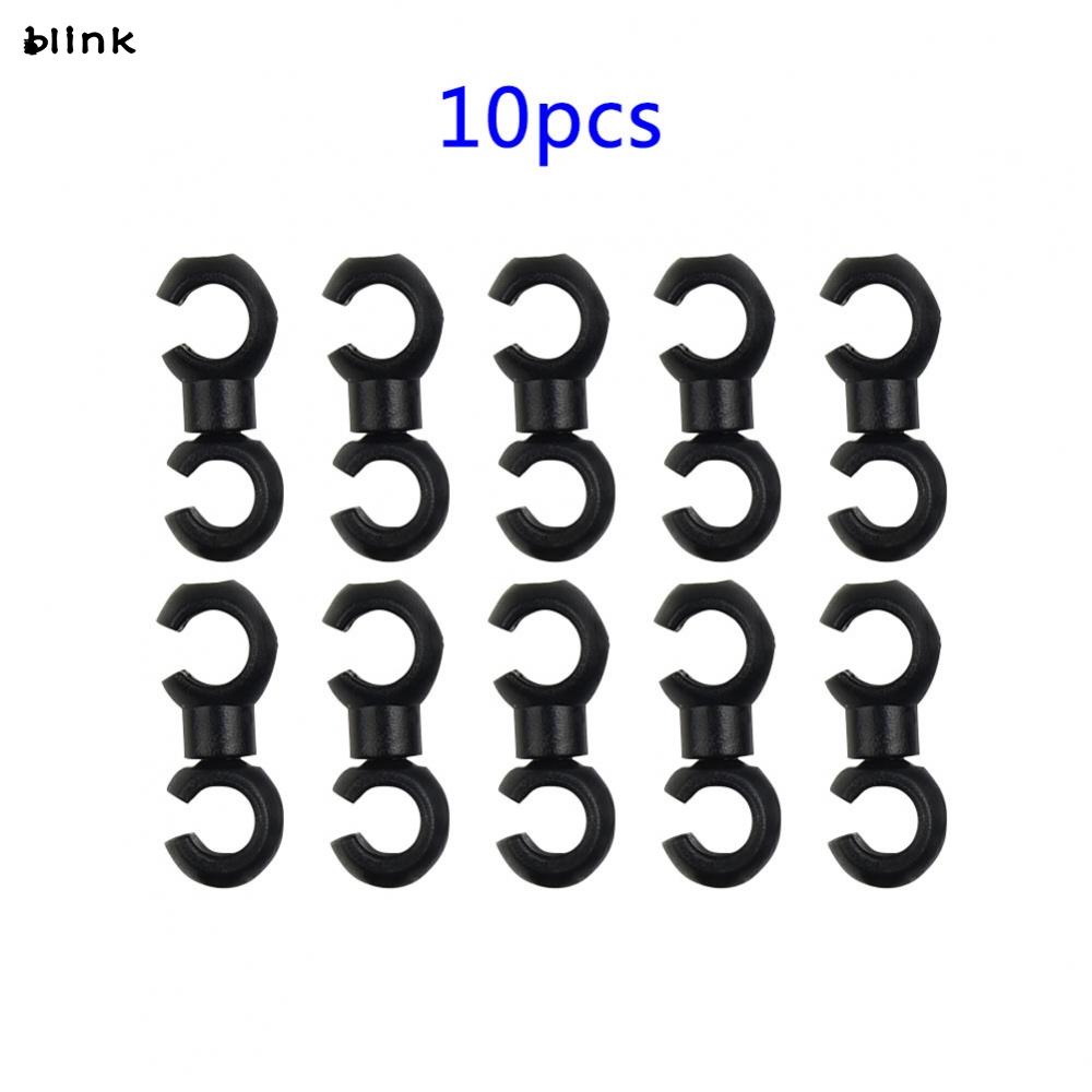Bộ 10 Móc Nhựa Chữ S Giữ Dây Cáp Phanh Xe Đạp Leo Núi