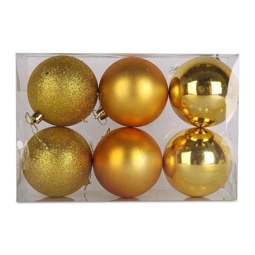 Combo 12 Quả Châu Trang Trí Noel 6 CM