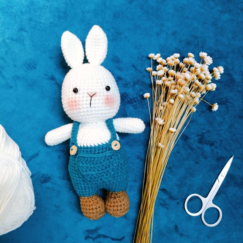 Set len móc thỏ Bunny [cho người mới bắt đầu]