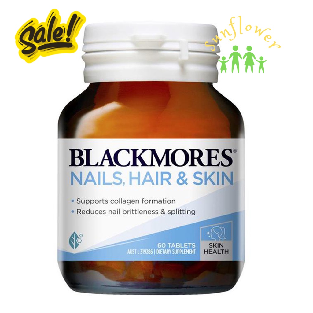 Blackmores Nail Hair and Skin giúp làm đẹp da móng tóc 60 viên của Úc