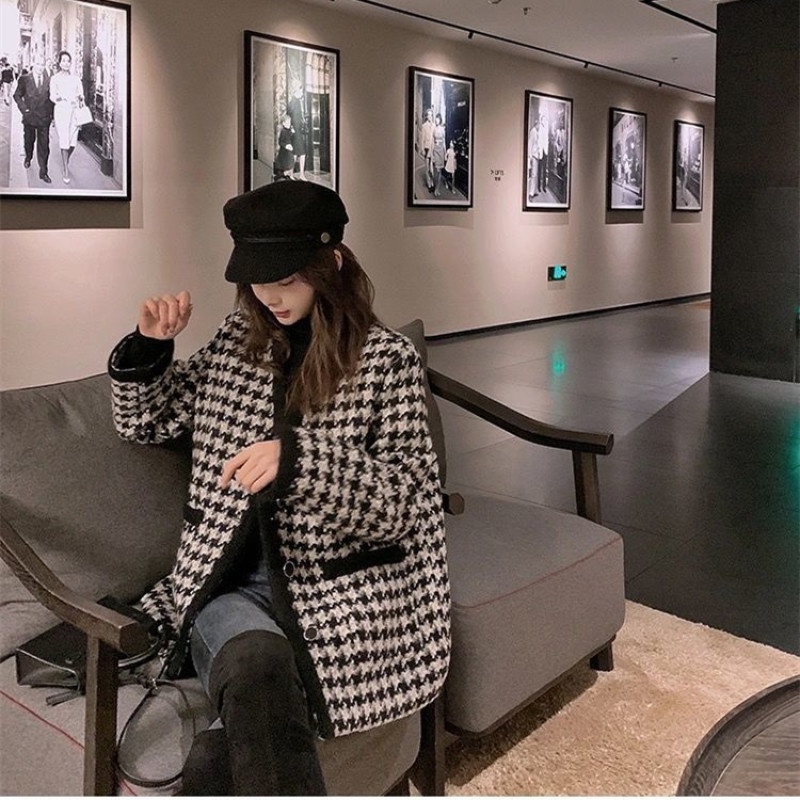 Áo khoác dáng rộng thời trang mùa đông dễ phối đồ