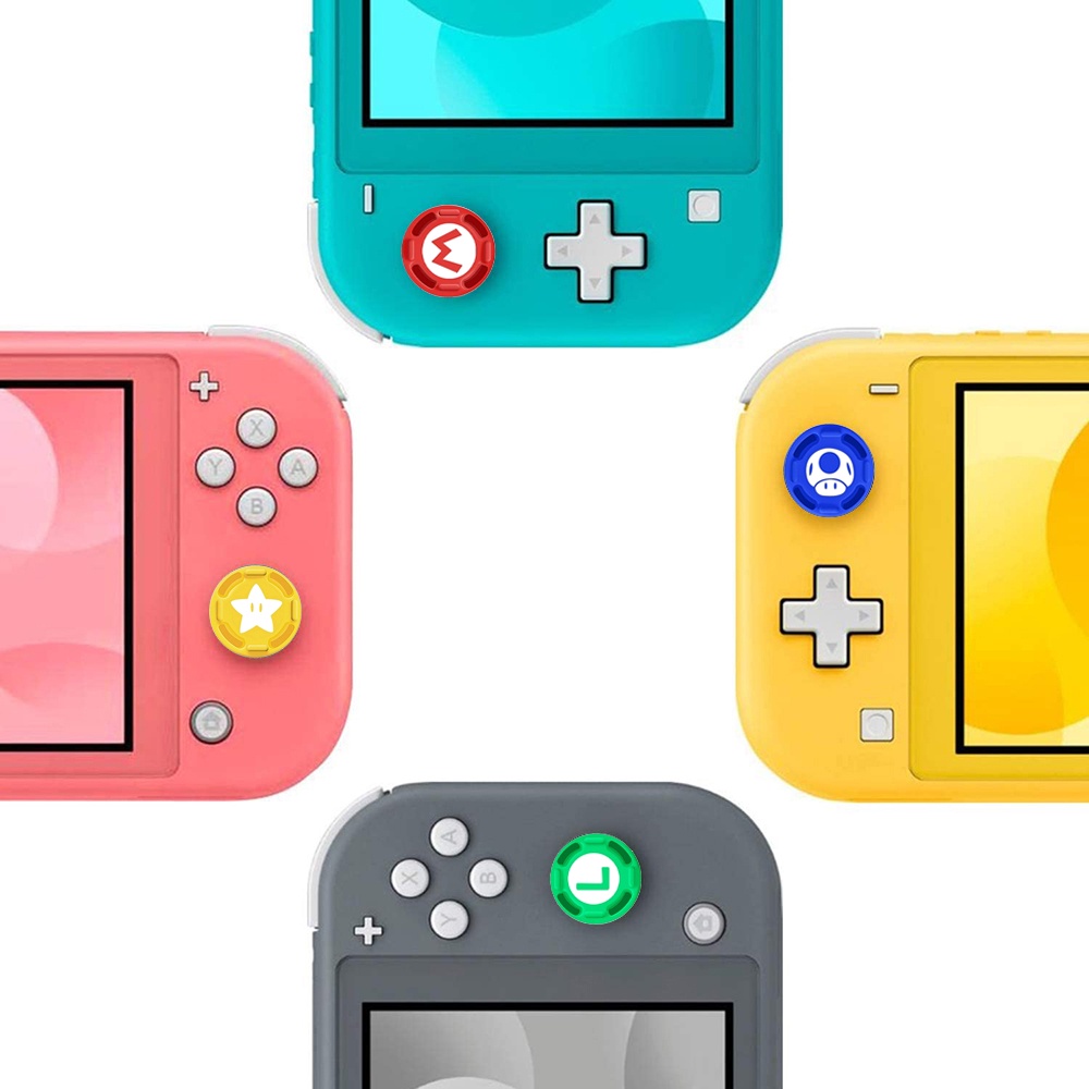 Bộ 4 Nút Bọc Nút Bấm Điều Khiển Chơi Game Bằng Silicone Cho Nintendo Switch OLED/Switch Lite/Wiii U