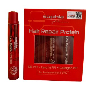 Protein phục hồi tóc nát, tóc hư tổn Sophia 13ml