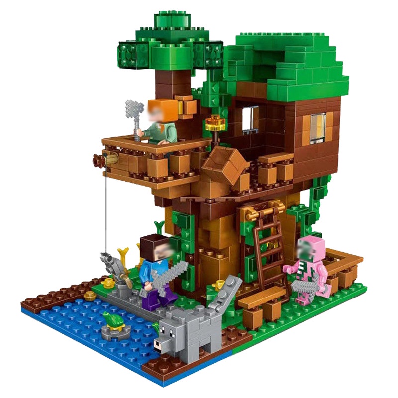 Đồ Chơi Lego Lắp Ráp Cây Minecraft Mini