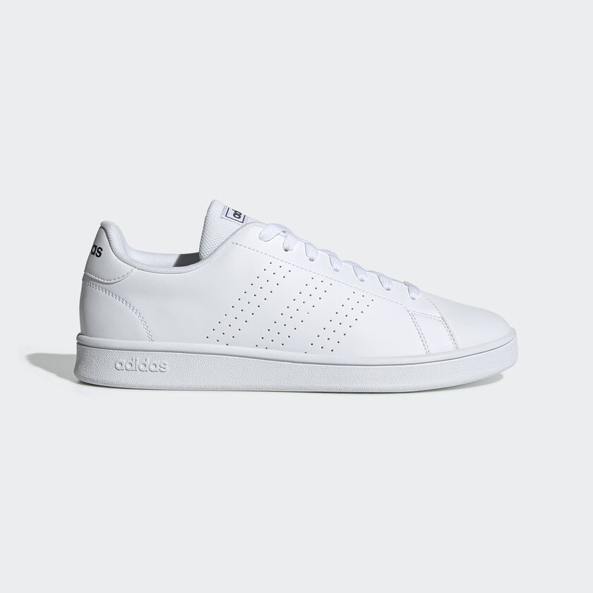 Giày Thể Thao Nam Nữ Adidas Advantage Base Trắng Xanh Navy - EE7691 - Hàng Chính Hãng