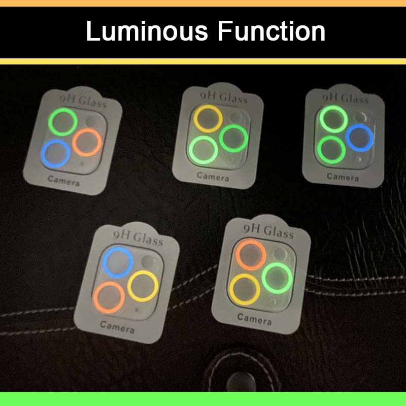 Miếng Dán Bảo Vệ Lens Chụp Hình Màu Sắc Ngẫu Nhiên Cho iPhone 14 13 12 11 Pro Max Plus