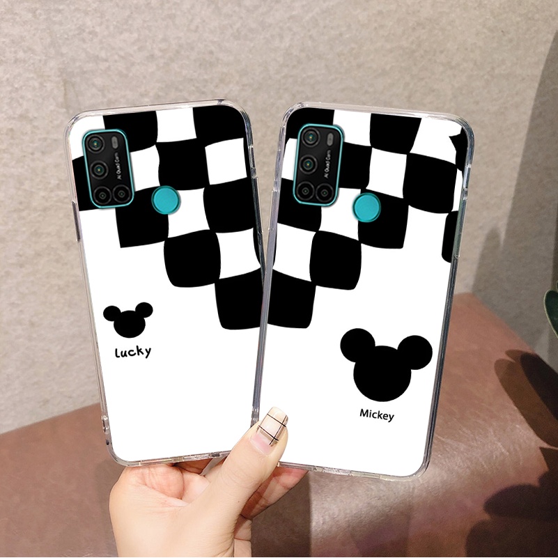 Ốp lưng Vsmart Star 5 / Joy 4 / Live 4 trái tim họa tiết caro, mikey họa tiết beabrick kaws cute