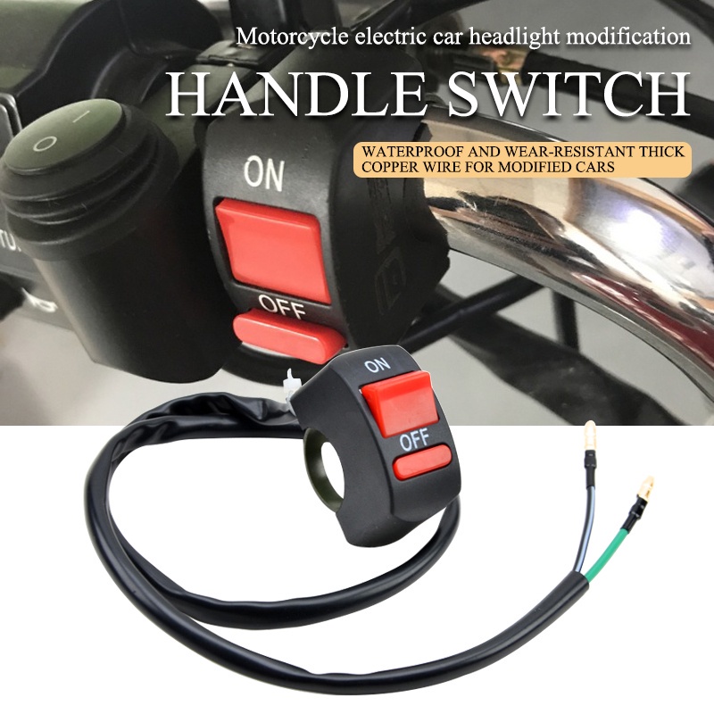 Nút công tắc KEVANLY bật/ tắt gắn tay lái xe máy