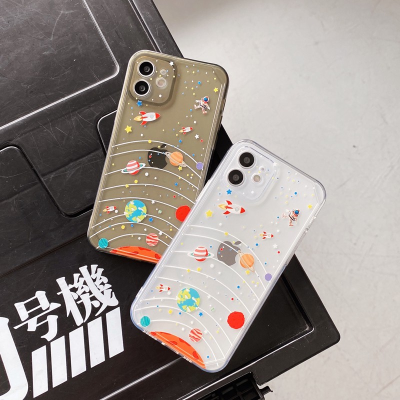 Shiny Planet Soft TPU Phone Case For iPhone 12 11 Pro Max Xs Max X Xr 7 8 Plus | BigBuy360 - bigbuy360.vn