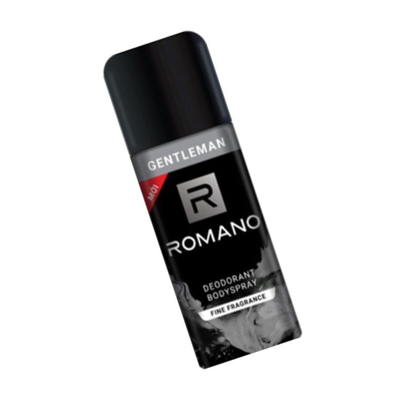 Xịt Ngăn Mùi Toàn Thân Romano Gentleman 150ml