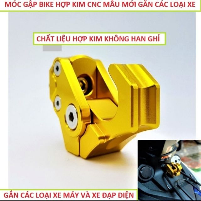 MÓC TREO ĐỒ BIKE XE MÁY DẠNG GẤP SIÊU DẦY