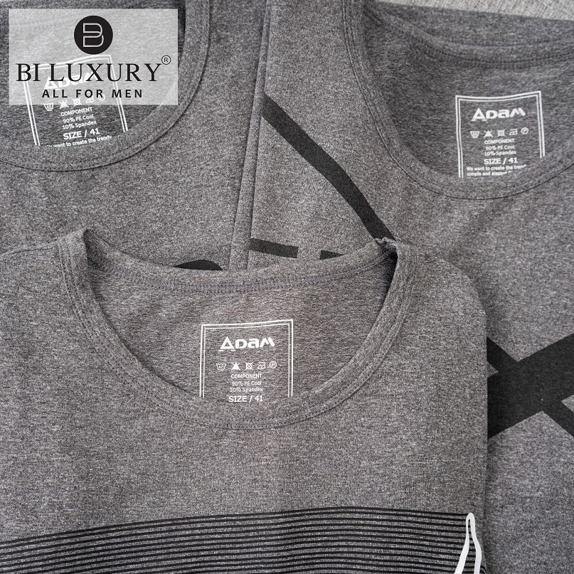 Áo phông họa tiết nam BILUXURY màu ghi sáng - APKH3 | BigBuy360 - bigbuy360.vn