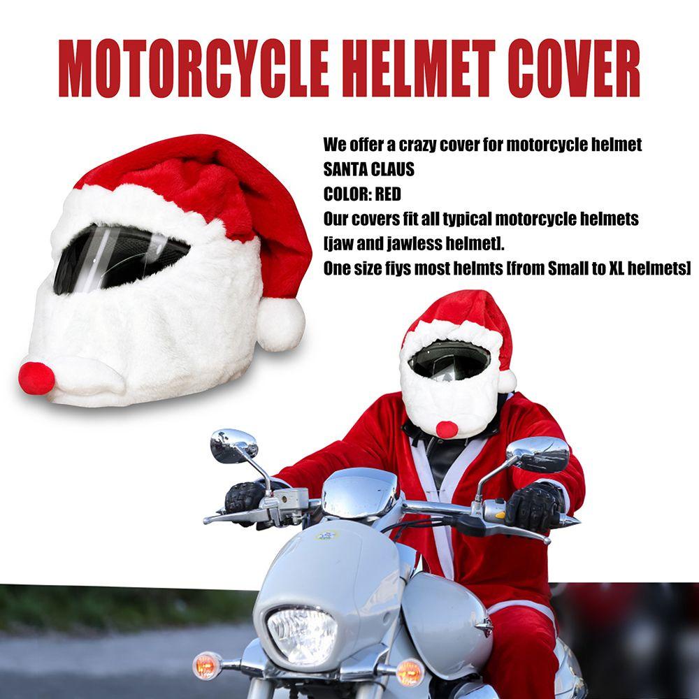 Mũ Bảo Hiểm Họa Tiết Ông Già Noel Vui Nhộn Thời Trang