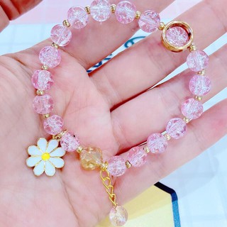 Vòng Tay đá tuyết hoa cúc