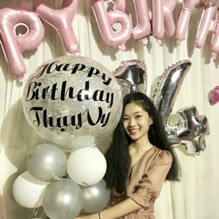 SÉT Phụ kiện trang trí tiệc sinh nhật - cưới hỏi - thôi nôi - kỷ niệm
