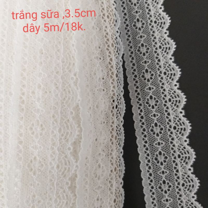 Ren thun viền trang trí , size 2.5cm đến 4cm
